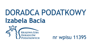 Doradca Podatkowy - Izabela Bacia - nr wpisu 11395